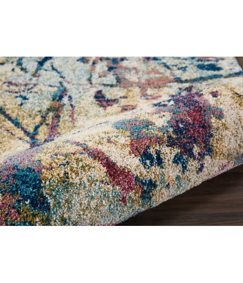 Nourison Fusion Runner Area Rug FSS10-Cream/Multicolor