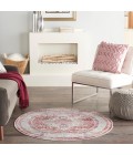 Nourison Vintage Kashan Area Rug VKA07-Red/Ivory