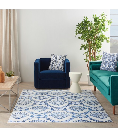 Nourison Whimsicle Area Rug WHS01-Ivory Navy