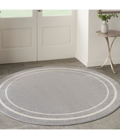 Nourison Nourison Essentials Area Rug NRE02 Grey/Ivory
