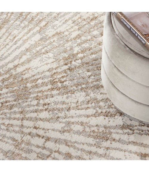Metallic Area Rug Inspire Me! Home Décor Metallic Area Rug MTL01 Grey Mocha 8' x 10'