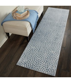 Nourison Urban Chic - Urc04 Light Blue Area Rug 2 ft. 2 X 7 ft. 3 Rectangle