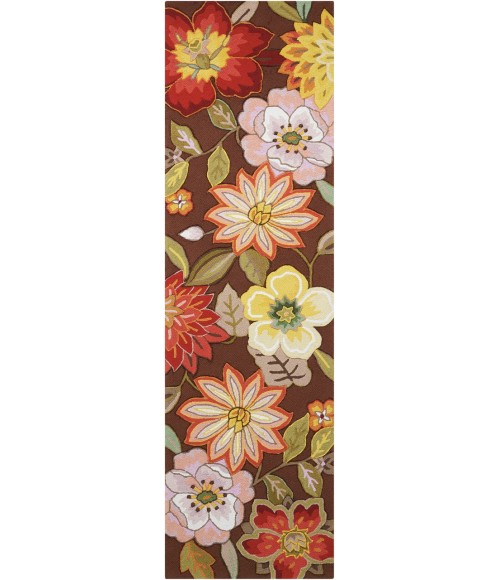Nourison FANTASY Area Rug Nourison Fantasy Runner Area Rug FA18-Chocolate