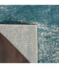 Nourison Maxell Area Rug MAE06 Ivory/Teal 5'3" x 7'3"