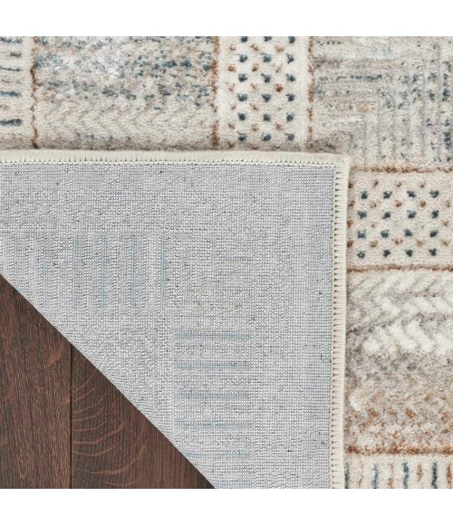 Nourison Glitz Ivory Multicolor GLZ07 8 ft. X 10 ft. Rect. Rug