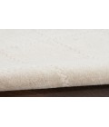 Nourison Serenity Home Ivory Cream SRH05 3 ft. 11 in. X 5 ft. 11 in. Rectangle Rug