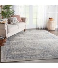 Nourison MALTA Area Rug kathy ireland Home Malta Area Rug MAI12-Ivory/Blue