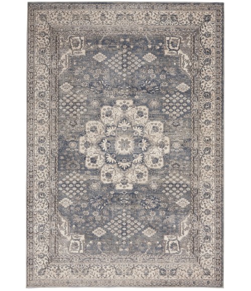Nourison Quarry Grey/Ivory QUA07 4 ft. X 6 ft. Rect. Rug