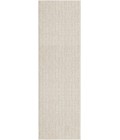 Nourison Textured Home Ivory Beige TXH01 2 ft. 3 in. X 7 ft. 6 in. Rect. Rug