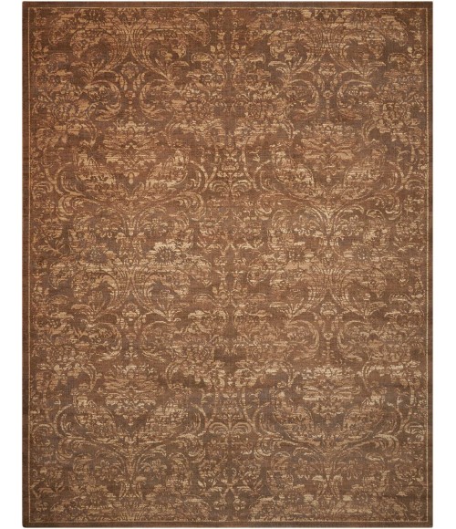 Nourison Silken Allure Area Rug SLK19-Chocolate
