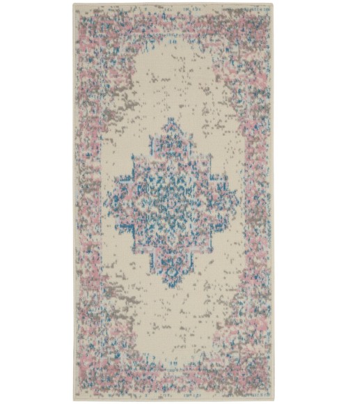 Nourison Grafix Area Rug GRF14-Ivory/Pink