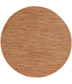 Nourison Home Nourison Essentials Rust NRE01 8 ft. Round Rug