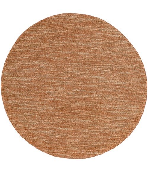 Nourison Home Nourison Essentials Rust NRE01 8 ft. Round Rug