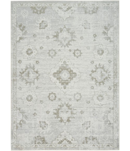 Nourison Astra Machine Washable Ivory ASW19 6 ft. 7 in. X 9 ft. Rect. Rug