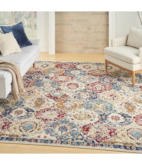 Nourison Grafix Area Rug GRF31 Blue Multicolor