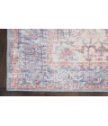 Nicole Curtis Machine Washable Series 1 Blue Multicolor SR104 3 ft. X 5 ft. Rectangle Rug