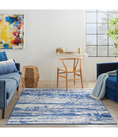 Nourison Whimsicle Area Rug WHS06-Ivory Navy