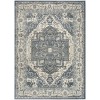 Nourison Quarry Navy Ivory QUA18 6 ft. X 9 ft. Rect. Rug