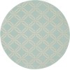 Nourison Home Jubilant JUB17 Green 5 ft. 3 in. Round Area Rug
