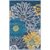Nourison Home Passion PSN17 Blue 1 ft. 10 in. X 2 ft. 10 in. Area Rug