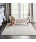 Nourison SAHARA Area Rug kathy ireland Home Sahara Area Rug KI390-Ivory/Silver