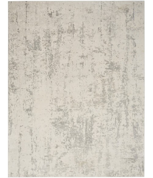 Nourison Quarry Cream Grey QUA01 5 ft. X 7 ft. Rect. Rug