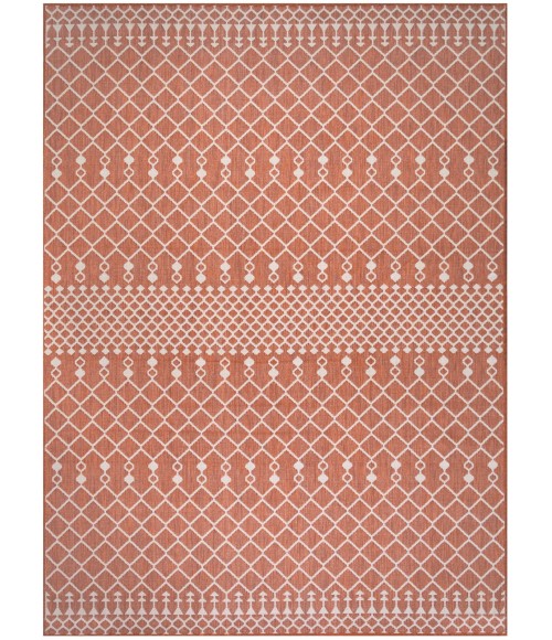 Nourison Positano Terracotta POS02 8 ft. X 10 ft. Rect. Rug