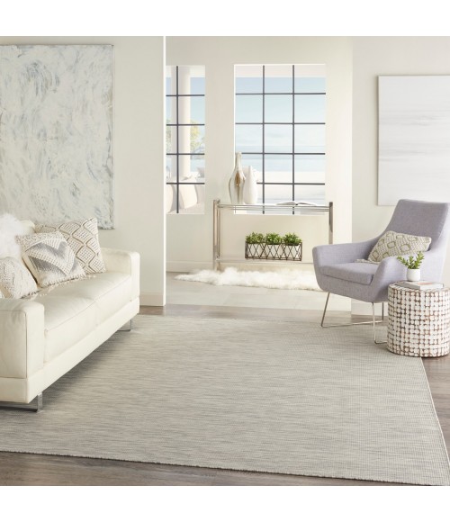 Positano Area Rug Nourison Positano Area Rug POS01 Light Grey 10' x 14'