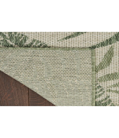 Nourison Garden Oasis Ivory Green GOA02 4 ft. X 6 ft. Rectangle Rug