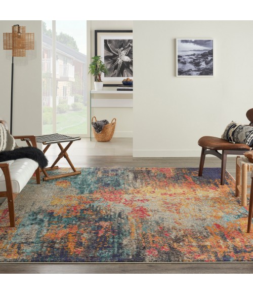 Nourison Celestial Area Rug Nourison Celestial Area Rug CES15 Multicolor