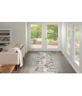 Nourison Serenity Home Ivory Grey SRH06 2 ft. 2 in. X 7 ft. 6 in. Rectangle Rug