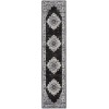 Nourison Passion - Psn03 Black Ivory Area Rug 2 ft. 2 in. X 10 ft. Runner