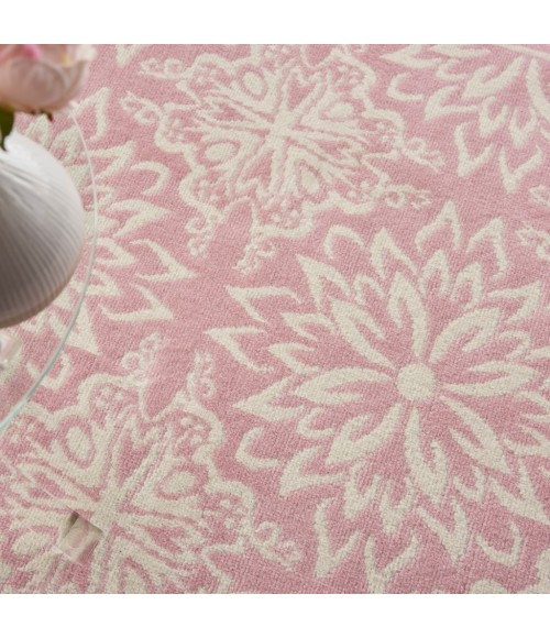 Nourison Jubilant Area Rug JUB06-Ivory/Pink