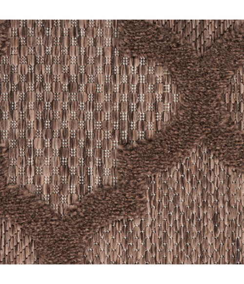 Nourison Home Easy Care Brown NES01 4 ft. Round Rug
