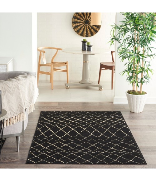 Nourison Grafix Area Rug GRF04-Black