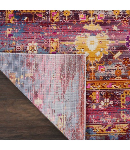 Nourison VINTAGE KASHAN Area Rug Nourison Vintage Kashan Area Rug VKA03-Red/Multicolor