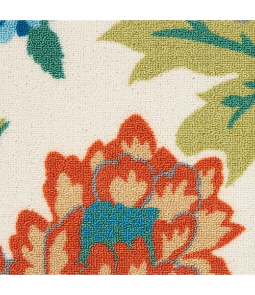 Nourison SUN N' SHADE Area Rug Waverly Sun N' Shade Area Rug SND82-Ivory/Multi