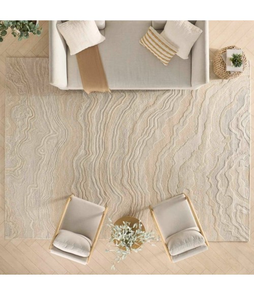 Nourison Graceful Beige GRU01 9 ft. X 12 ft. Rect. Rug