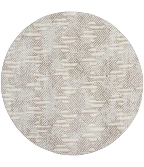 Nourison Grafix Grey GRF39 8 ft. 6 in. X 12 ft. Rect. Rug