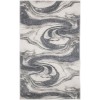 Nourison Astra Machine Washable Ivory Grey ASW15 2 ft. X 6 ft. Rectangle Rug