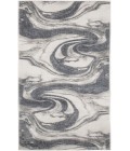 Nourison Astra Machine Washable Ivory Grey ASW15 2 ft. X 6 ft. Rectangle Rug