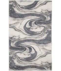 Nourison Astra Machine Washable Ivory Grey ASW15 2 ft. X 6 ft. Rectangle Rug