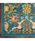 Nourison ALLUR Area Rug Nourison Allur Area Rug ALR03-Turquoise Ivory