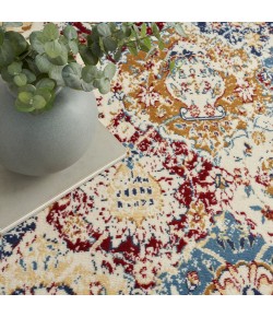 Nourison Grafix - Grf31 Blue Multicolor Area Rug 8 ft. 6 in. X 12 ft. Rectangle