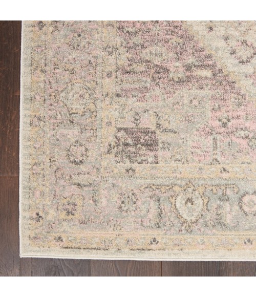 Nourison Tranquil Area Rug TRA06-Ivory/Pink