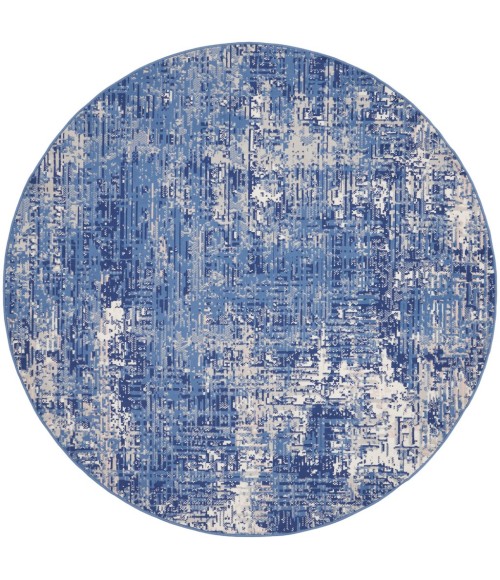 Nourison WHIMSICLE Area Rug Nourison Whimsicle Area Rug WHS08-Blue Ivory