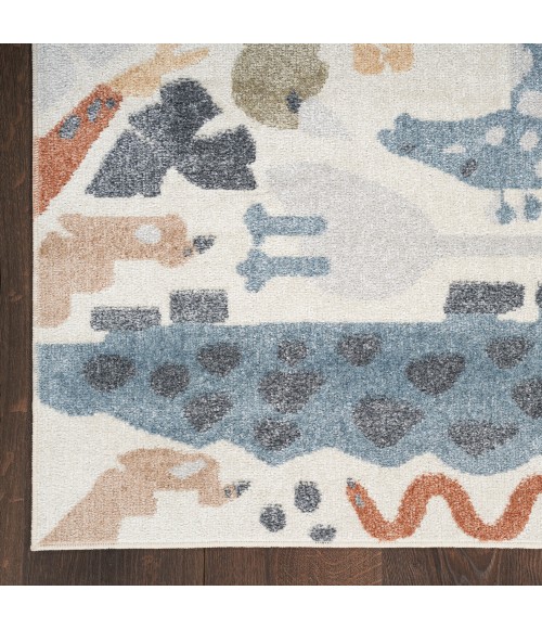 Nourison Astra Machine Washable Area Rug ASW01 Ivory