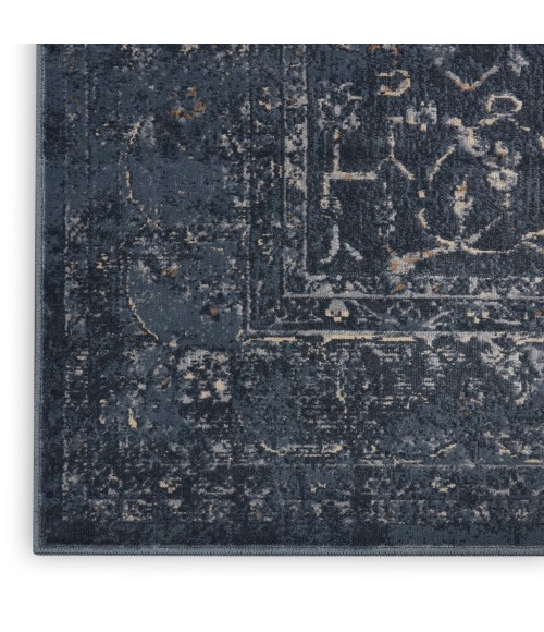 kathy ireland Home Malta Area Rug MAI11-Navy