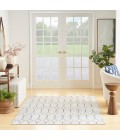 Nicole Curtis Machine Washable Series 1 Area Rug SR107 Ivory/Grey
