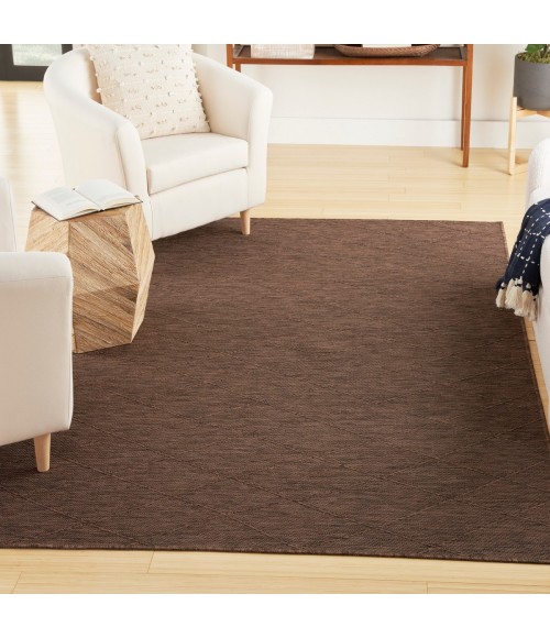 Nourison Washable Solutions Mocha WSL01 5 ft. X 7 ft. Rect. Rug